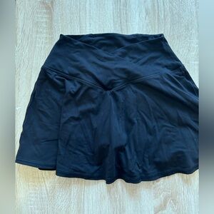 aerie black crossover tennis skirt